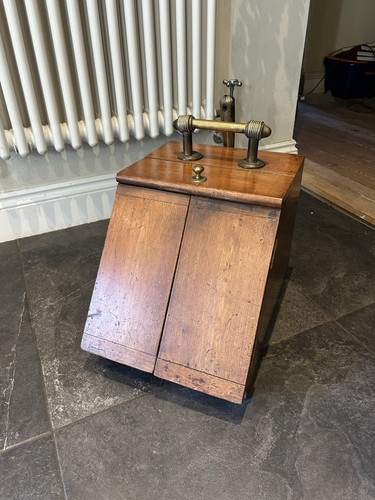 Edwardian mahogany coal - edwardian,