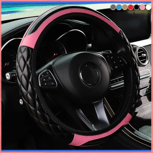 Leather car steering wheel - leather,
