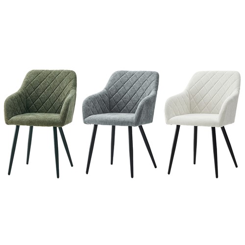 2pcs dining chairs linen - 2pcs,