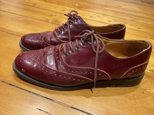 Burgundy Russell & Bromley Lace Up Brogues Size 5