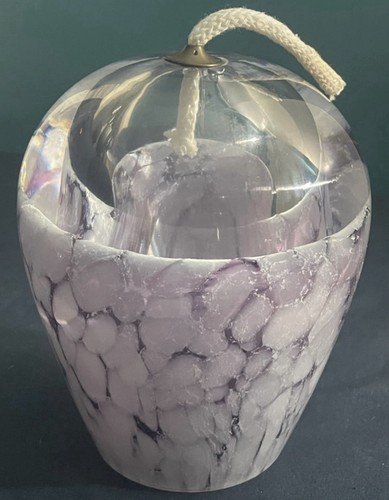 Handcrafted studio glass oil