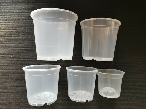 Orchid pots clear 27cm - 27cm-, 24cm