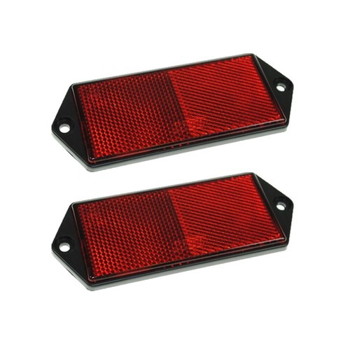 Red reflectors side 125mm - red,