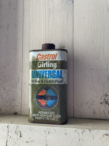 Old castrol oil - old, can