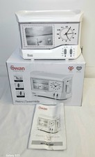 Swan Retro Teasmade STM202N Clock Alarm Tea Maker White Boxed  No Teapot