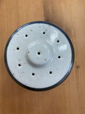 Purbeck pottery - Studland green / grey mottled, Salt Shaker,.