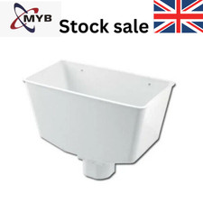 1/white Rain water Hopper 65mm