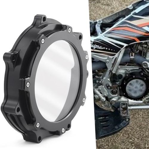 Black billet clutch cover - black,