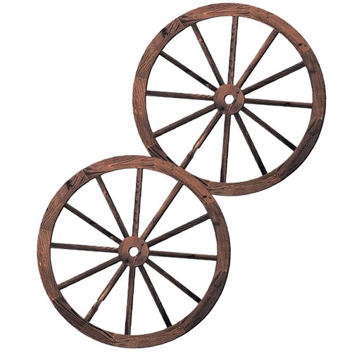 2pcs retro wooden - 2pcs, wheel