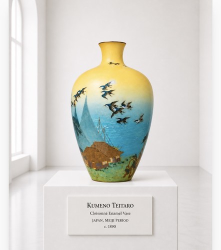 Antique japanese cloisonne - japanese,