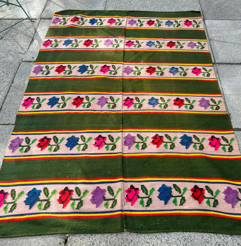 Vintage handwoven romanian - handwoven,