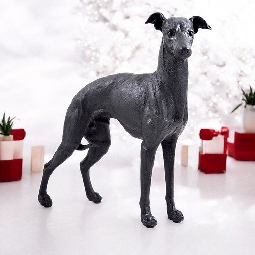 Bronze effect greyhound statue - effect,