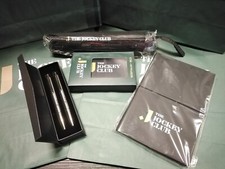 THE JOCKEY CLUB 4 X ITEM BUNDLE, PEN/PENCIL SET, NOTEBOOK, POWERBANK + UMBRELLA