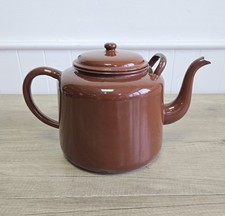 Vintage Large Brown Enamel