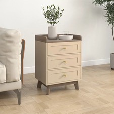 3 Drawer Bedside Table - Oswin