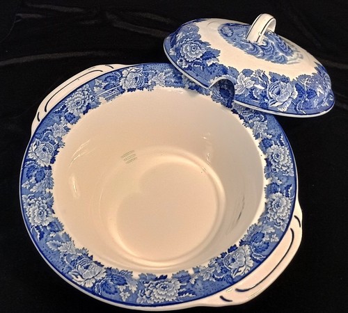Enoch woods ware blue white - woods,