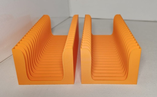 Orange minidisc tray storage - orange,
