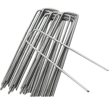 Heavy duty Weed Control Membrane Pegs galvanised steel weed mat pins garden weed