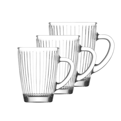 Lav hestia glass mugs - glass,