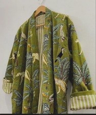 Green Jungle Safari Velvet