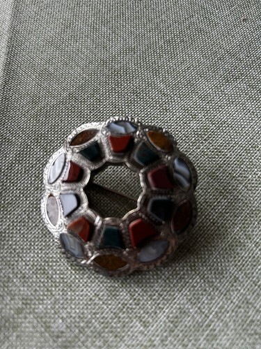 Silver and agate - , scottish