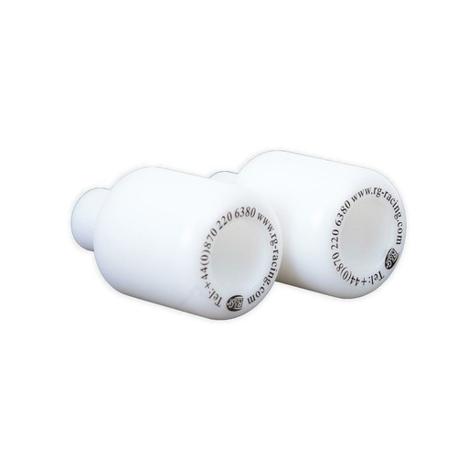 Crash protectors white - r&g,