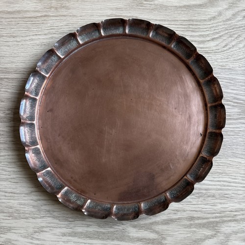 Antique english copper - antique, tray