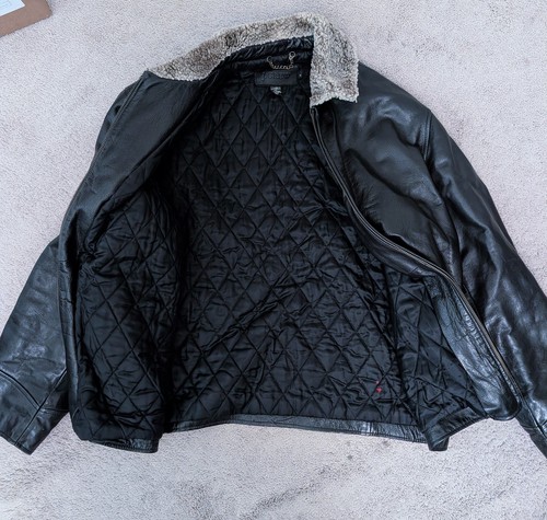 Vintage crew leather bomber - j.crew,