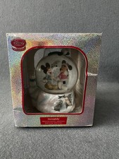 Disney Exclusive Snow globe Mickey Mouse And Minnie Mouse Skating Small Boxed
