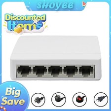 5-Port Gigabit Ethernet Switch Hub Network Splitter Desktop Wall mount UK Switch