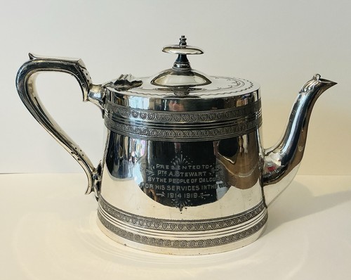 Walker hall epns tea pot - epns, ww1