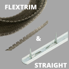 Flextrim & 30" Metal Back Tacking Strips Upholstery Furniture Chair 3 Tooth DIY