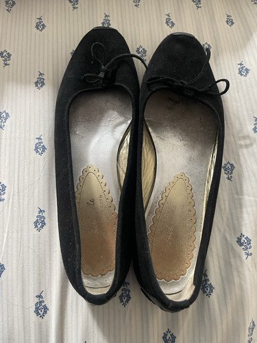 French sole black suede - black,