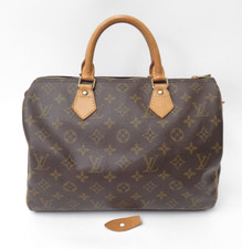 Authentic Louis Vuitton Speedy 30 Hand Bag Monogram Brown F#47181