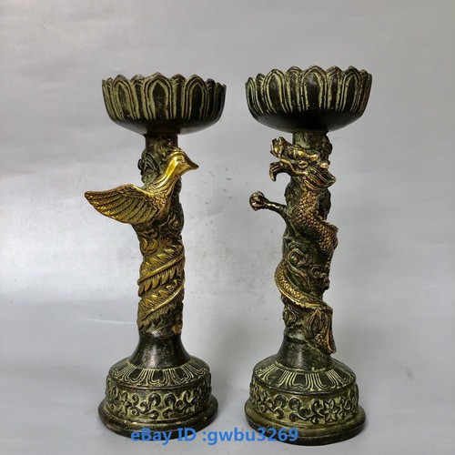 Pair chinese old bronze - old, hand
