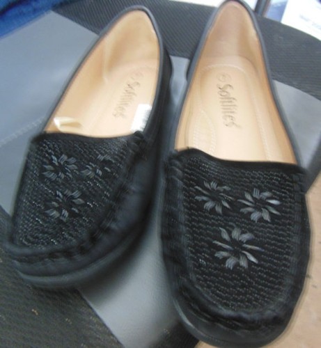 Ladies black softlites - softlites, slip