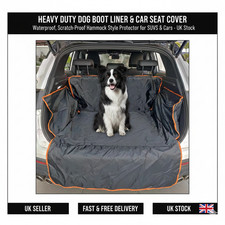 Dog Car Boot Liner Universal Protector Large Waterproof Pet Back Seat Cover