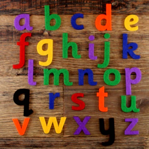 Sassoon alphabet set 3mm felt - sassoon,