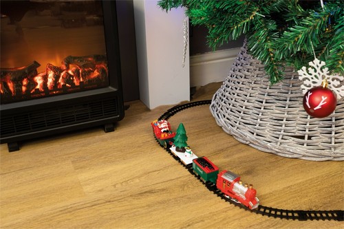 Christmas tree train set plays - tree,