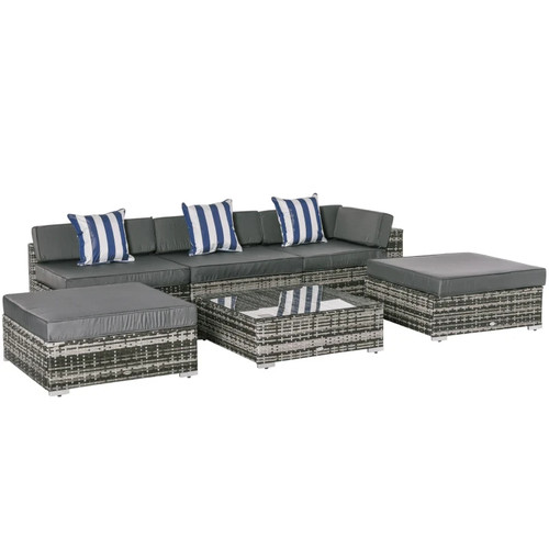 Pieces rattan furniture set - 6,