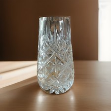 Edinburgh Crystal Vase In ED15 Pattern - 7 Inches