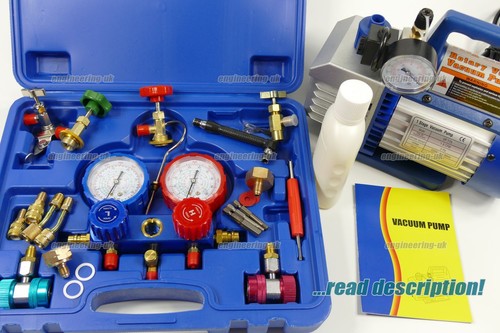 Refrigerant vacuum pump - ac,