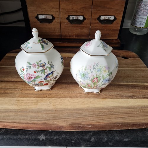 Aynsley lidded trinket pot - trinket,