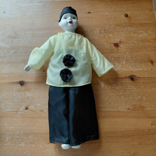 Vintage pierrot clown doll - vintage,
