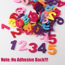 50Pcs Alphabet Number 0--9 Felt Cloth Polyester Fabrics Felt Fabric Sewing Craft