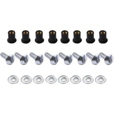 KIT 8 SILVER ANODIZED FAIRING