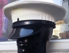 ROYAL NAVY Class 1 &3 OFFICERS PEAK CAP/HAT Military Visor Fancy Dress Sailor 58