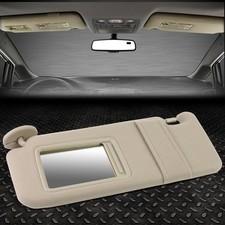 [LEFT/DRIVER SIDE]FOR 09-16 TOYOTA VENZA FACTORY STYLE SUN VISOR SUNSHADE TAN