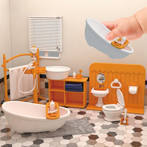 Dolls house furniture set - dolls,