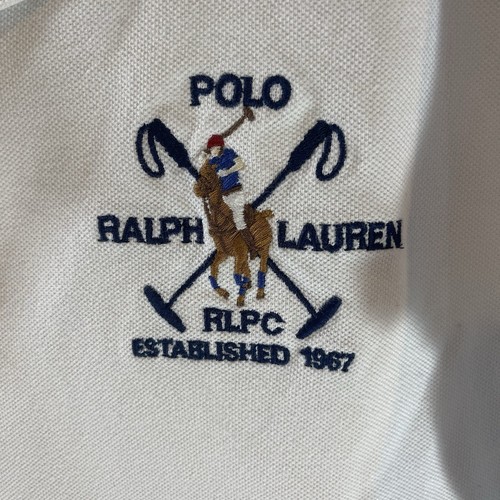 Ralph lauren white polo - lauren, large